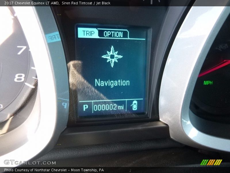 Siren Red Tintcoat / Jet Black 2017 Chevrolet Equinox LT AWD