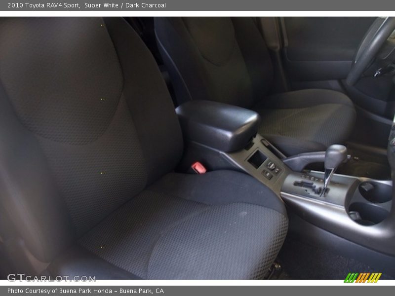 Super White / Dark Charcoal 2010 Toyota RAV4 Sport