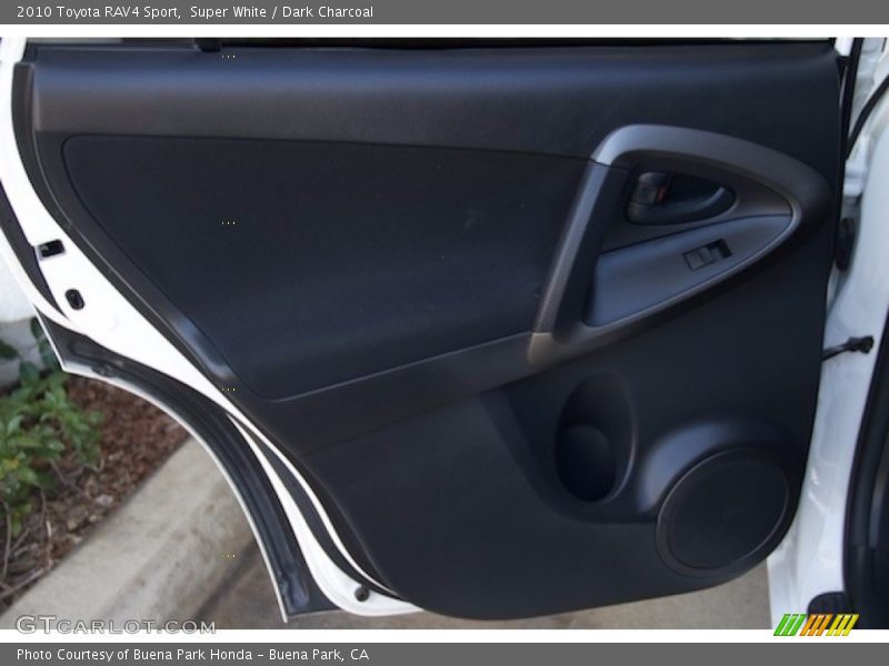 Super White / Dark Charcoal 2010 Toyota RAV4 Sport