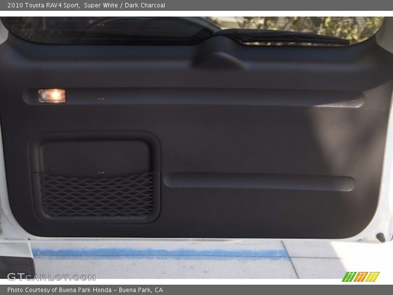 Super White / Dark Charcoal 2010 Toyota RAV4 Sport