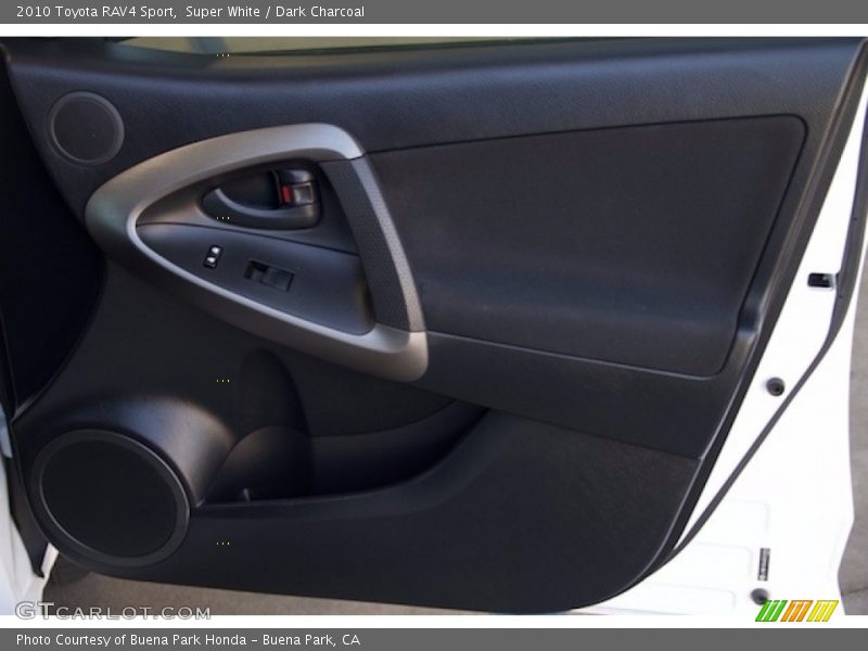 Super White / Dark Charcoal 2010 Toyota RAV4 Sport