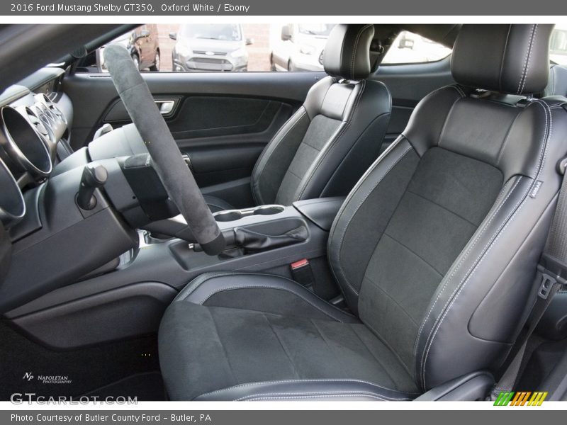 Front Seat of 2016 Mustang Shelby GT350