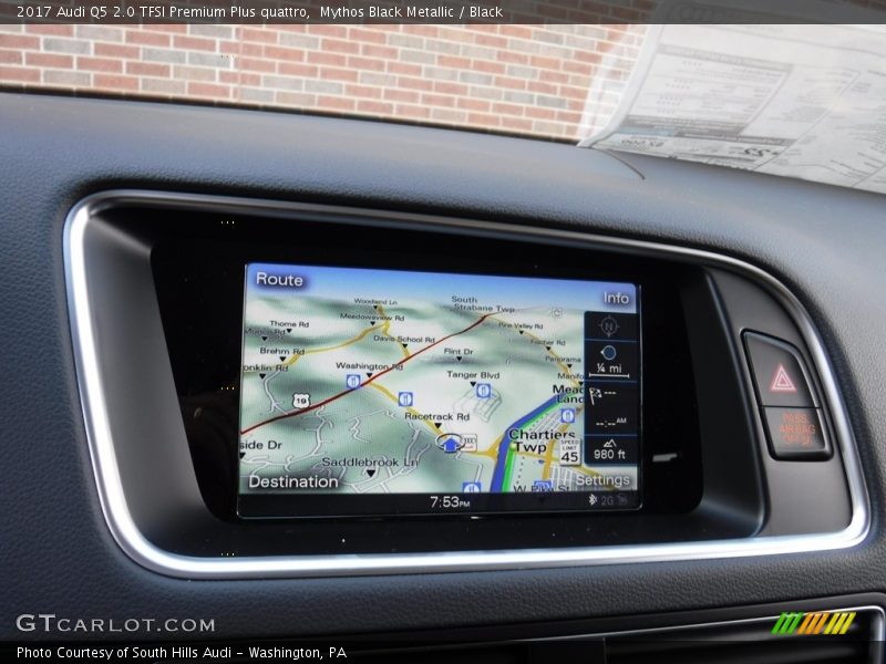 Mythos Black Metallic / Black 2017 Audi Q5 2.0 TFSI Premium Plus quattro