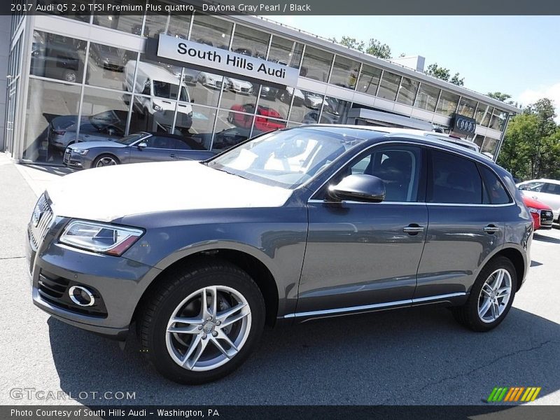 Daytona Gray Pearl / Black 2017 Audi Q5 2.0 TFSI Premium Plus quattro