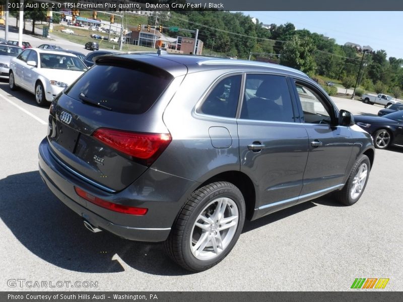 Daytona Gray Pearl / Black 2017 Audi Q5 2.0 TFSI Premium Plus quattro