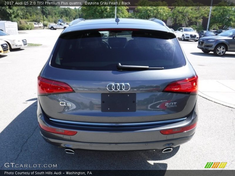 Daytona Gray Pearl / Black 2017 Audi Q5 2.0 TFSI Premium Plus quattro