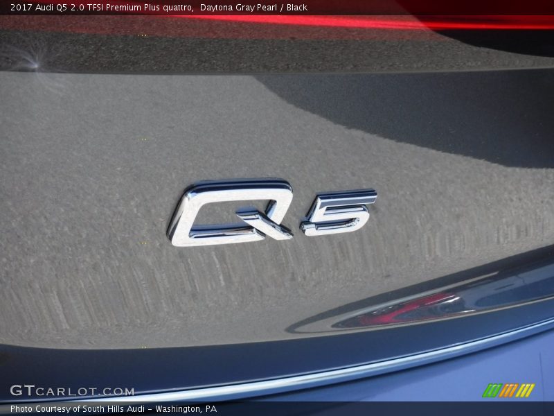 Daytona Gray Pearl / Black 2017 Audi Q5 2.0 TFSI Premium Plus quattro