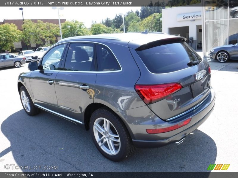Daytona Gray Pearl / Black 2017 Audi Q5 2.0 TFSI Premium Plus quattro
