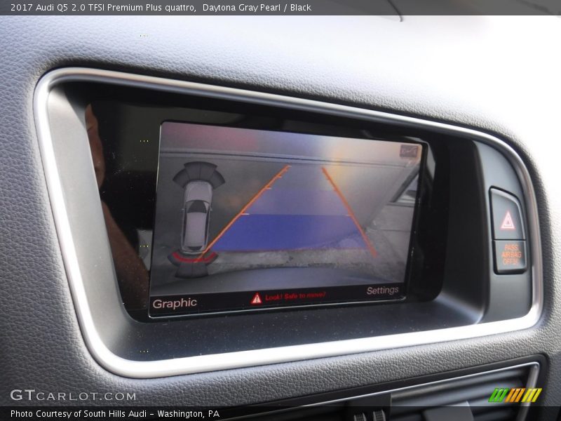 Daytona Gray Pearl / Black 2017 Audi Q5 2.0 TFSI Premium Plus quattro