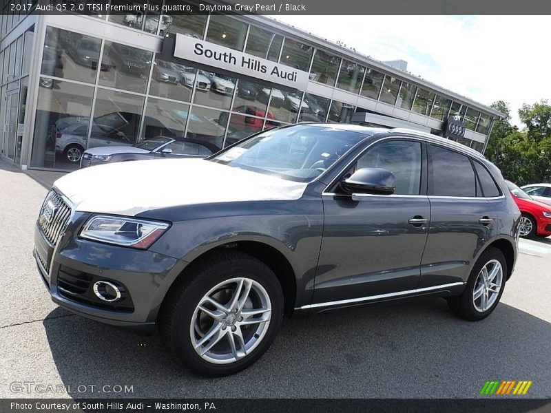 Daytona Gray Pearl / Black 2017 Audi Q5 2.0 TFSI Premium Plus quattro