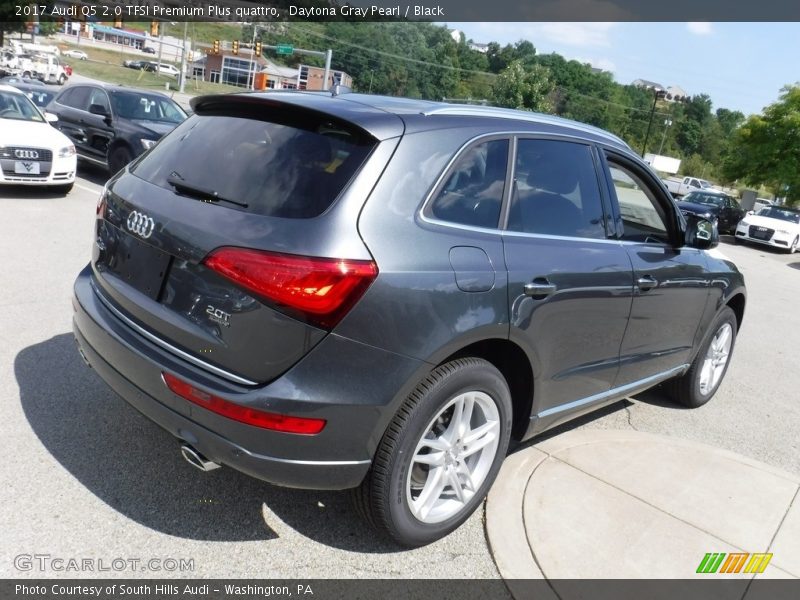 Daytona Gray Pearl / Black 2017 Audi Q5 2.0 TFSI Premium Plus quattro