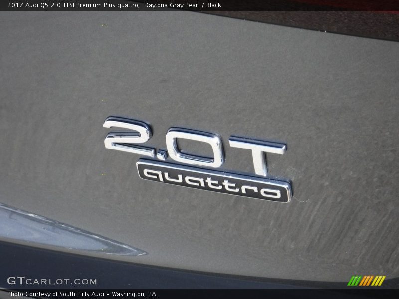 Daytona Gray Pearl / Black 2017 Audi Q5 2.0 TFSI Premium Plus quattro
