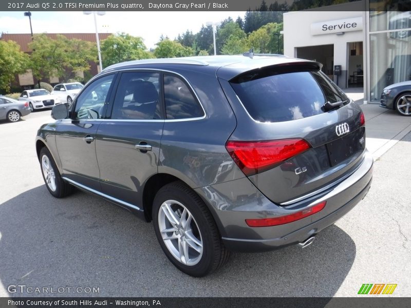 Daytona Gray Pearl / Black 2017 Audi Q5 2.0 TFSI Premium Plus quattro