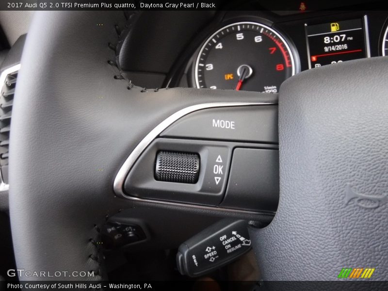 Daytona Gray Pearl / Black 2017 Audi Q5 2.0 TFSI Premium Plus quattro