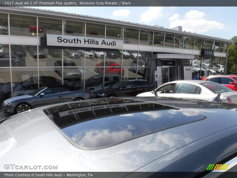 Monsoon Gray Metallic / Black 2017 Audi A4 2.0T Premium Plus quattro