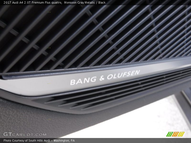 Monsoon Gray Metallic / Black 2017 Audi A4 2.0T Premium Plus quattro