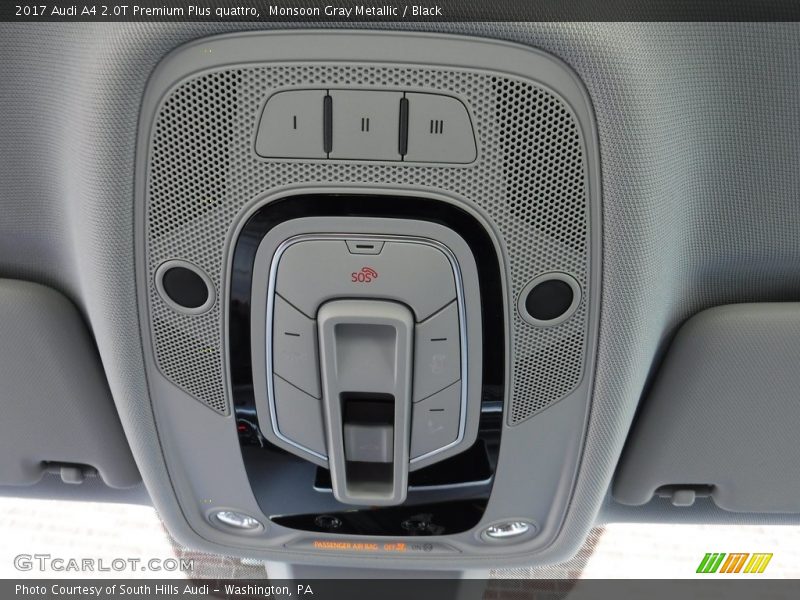 Monsoon Gray Metallic / Black 2017 Audi A4 2.0T Premium Plus quattro