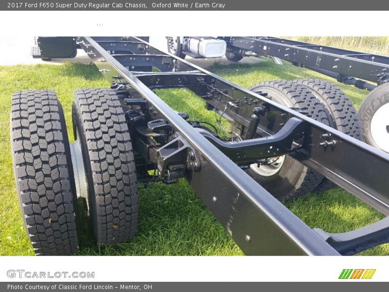 Oxford White / Earth Gray 2017 Ford F650 Super Duty Regular Cab Chassis