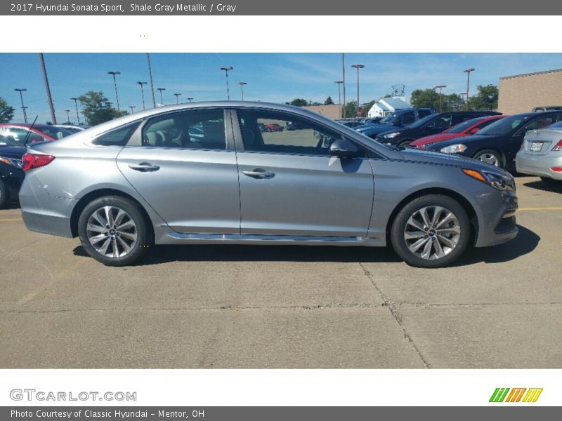Shale Gray Metallic / Gray 2017 Hyundai Sonata Sport