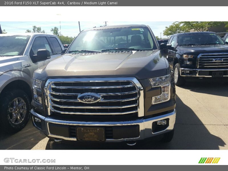 Caribou / Medium Light Camel 2016 Ford F150 XLT SuperCab 4x4