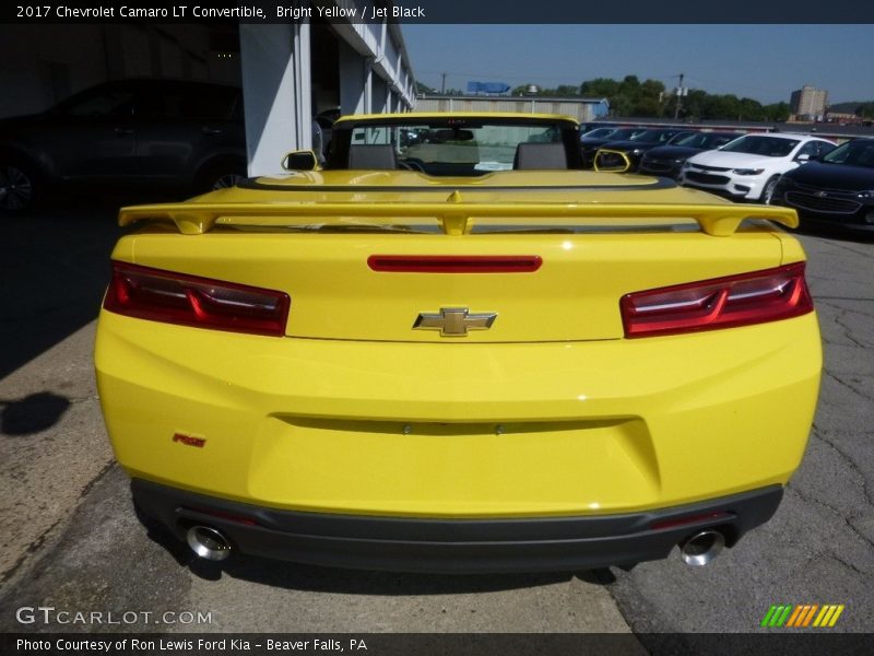 Bright Yellow / Jet Black 2017 Chevrolet Camaro LT Convertible