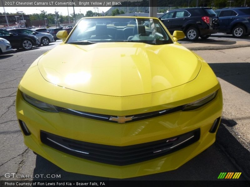 Bright Yellow / Jet Black 2017 Chevrolet Camaro LT Convertible