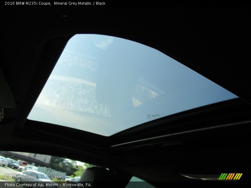 Mineral Grey Metallic / Black 2016 BMW M235i Coupe