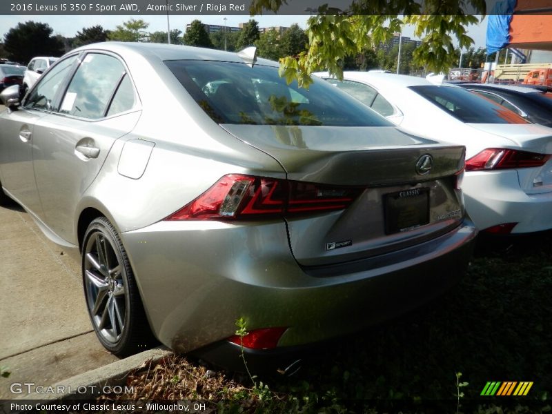 Atomic Silver / Rioja Red 2016 Lexus IS 350 F Sport AWD