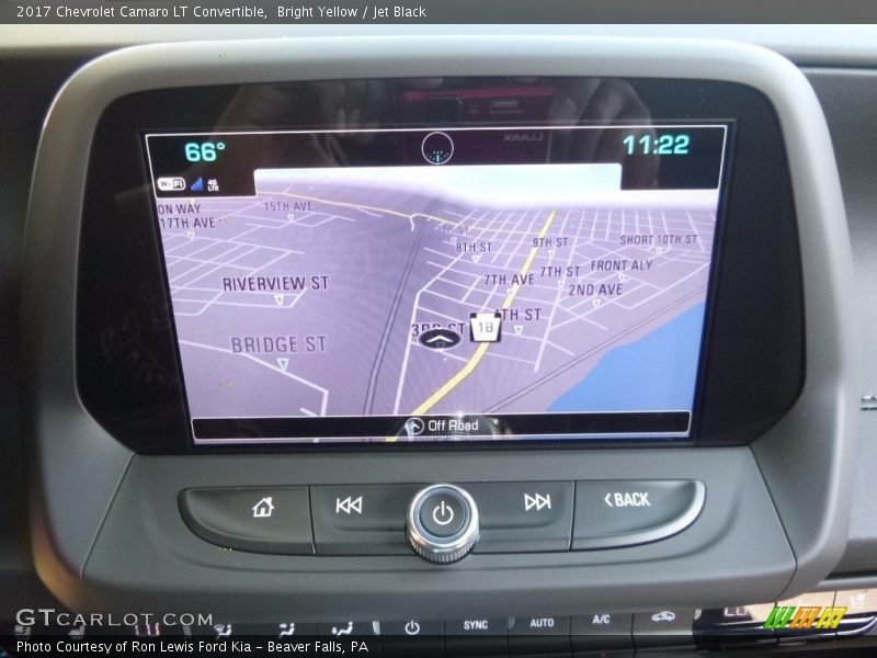 Bright Yellow / Jet Black 2017 Chevrolet Camaro LT Convertible