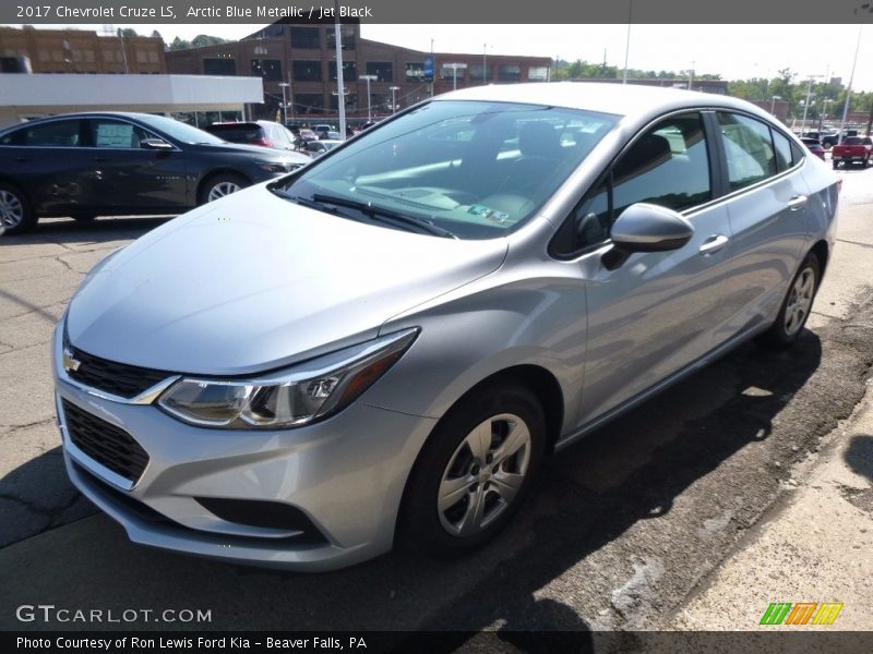 Arctic Blue Metallic / Jet Black 2017 Chevrolet Cruze LS