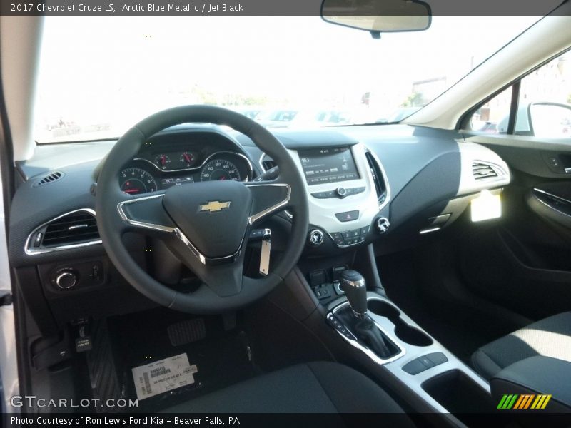 Arctic Blue Metallic / Jet Black 2017 Chevrolet Cruze LS