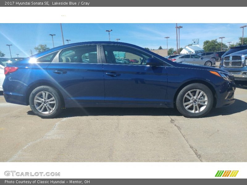 Lakeside Blue / Gray 2017 Hyundai Sonata SE
