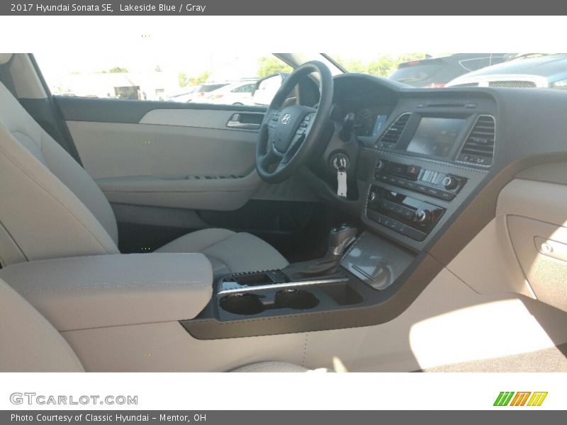 Lakeside Blue / Gray 2017 Hyundai Sonata SE