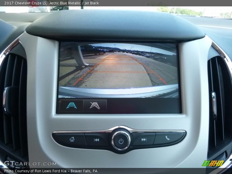 Arctic Blue Metallic / Jet Black 2017 Chevrolet Cruze LS