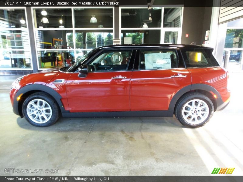 Blazing Red Metallic / Carbon Black 2017 Mini Clubman Cooper