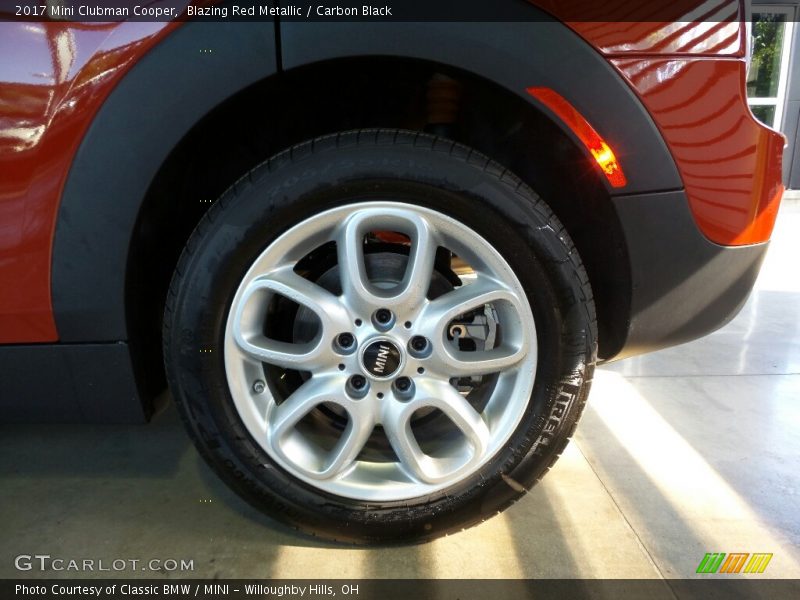 Blazing Red Metallic / Carbon Black 2017 Mini Clubman Cooper