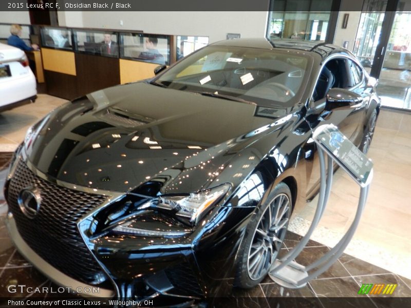 Obsidian Black / Black 2015 Lexus RC F
