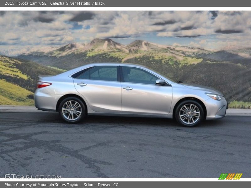 Celestial Silver Metallic / Black 2015 Toyota Camry SE