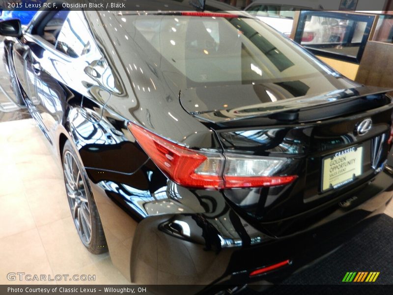 Obsidian Black / Black 2015 Lexus RC F