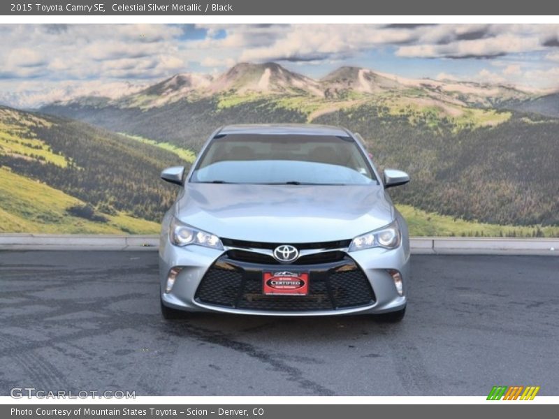 Celestial Silver Metallic / Black 2015 Toyota Camry SE
