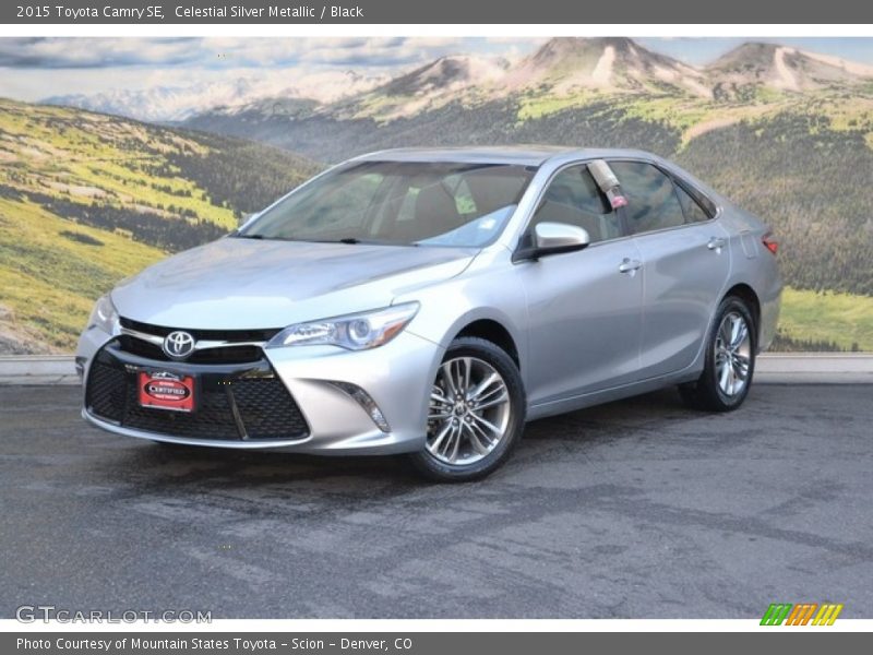 Celestial Silver Metallic / Black 2015 Toyota Camry SE