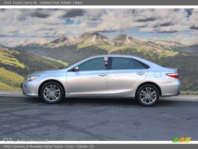 Celestial Silver Metallic / Black 2015 Toyota Camry SE
