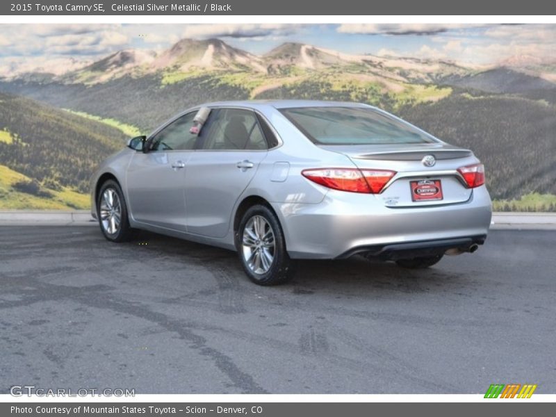 Celestial Silver Metallic / Black 2015 Toyota Camry SE