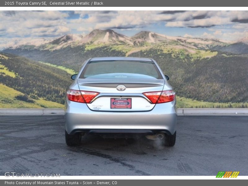 Celestial Silver Metallic / Black 2015 Toyota Camry SE