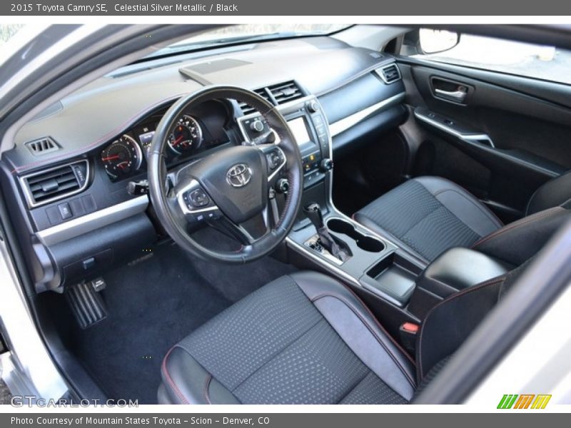 Celestial Silver Metallic / Black 2015 Toyota Camry SE