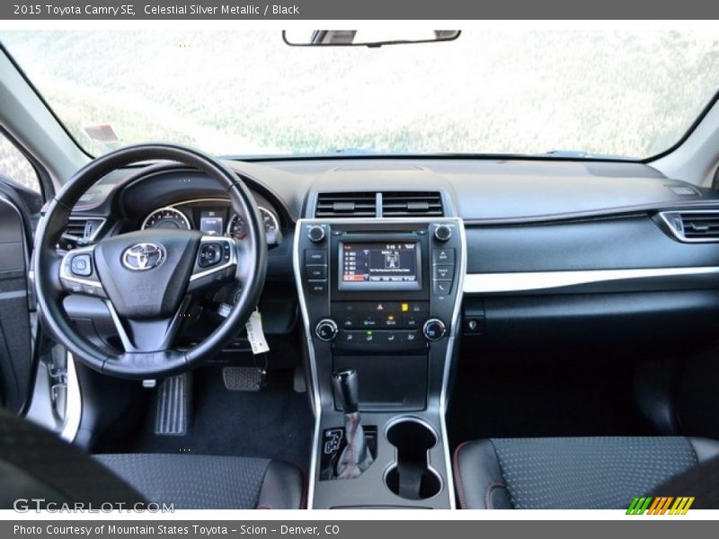 Celestial Silver Metallic / Black 2015 Toyota Camry SE