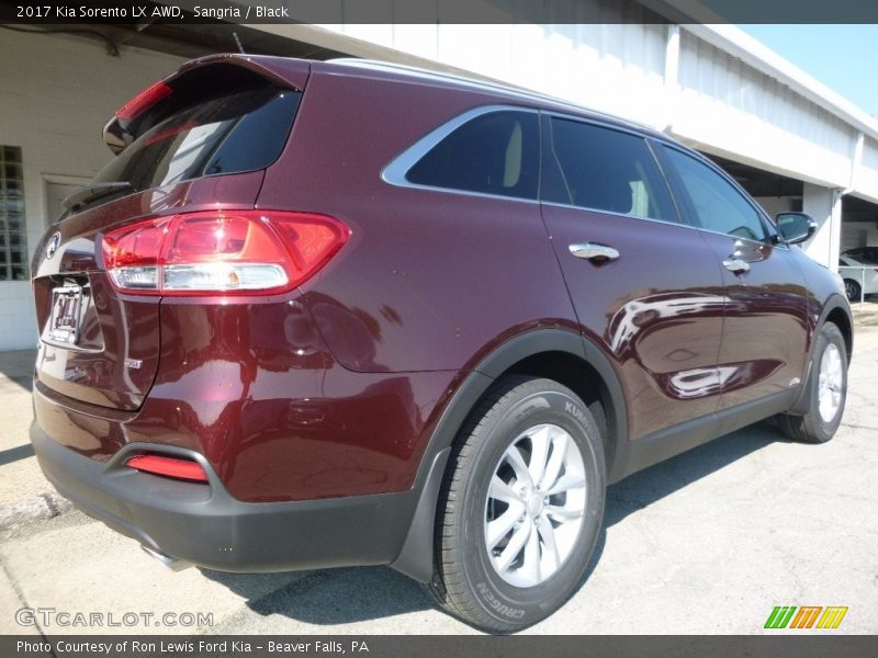 Sangria / Black 2017 Kia Sorento LX AWD