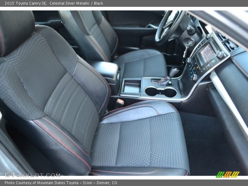 Celestial Silver Metallic / Black 2015 Toyota Camry SE