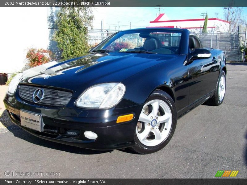Black / Charcoal 2002 Mercedes-Benz SLK 320 Roadster