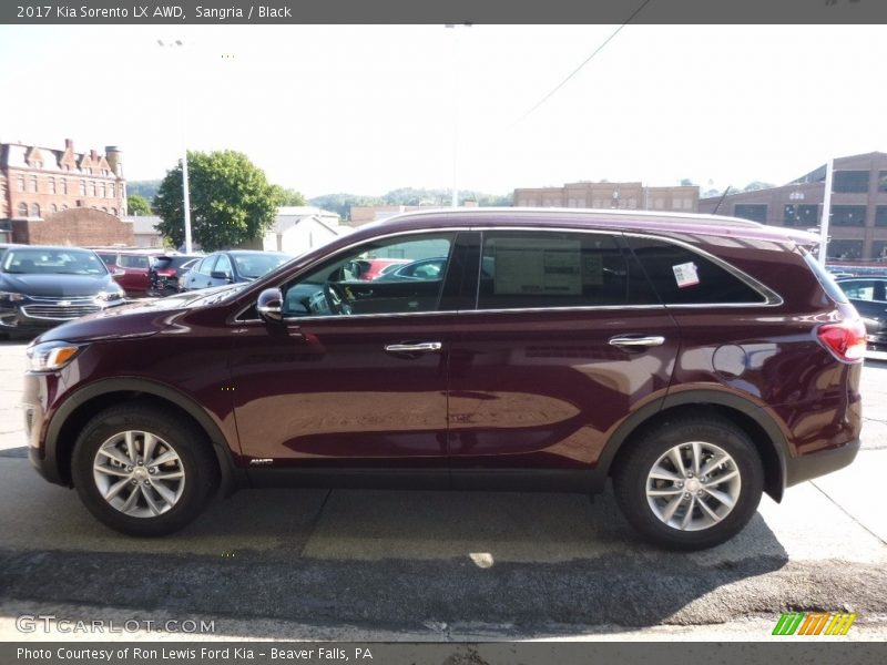 Sangria / Black 2017 Kia Sorento LX AWD